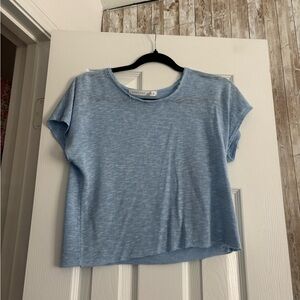 Altard State Light Blue Short Sleeve Top